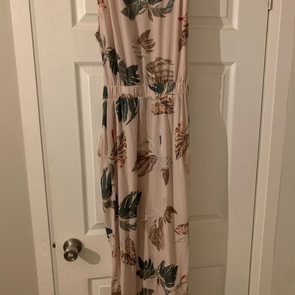 Flower sleeveless dress with front zip up - Picture 2 of 2